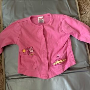 Shirt with bottoms pink 3/6 months fisher-l